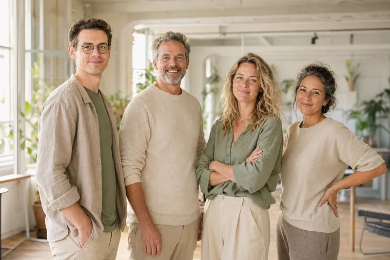 Het team van CBDviva in onze kantoorruimte
